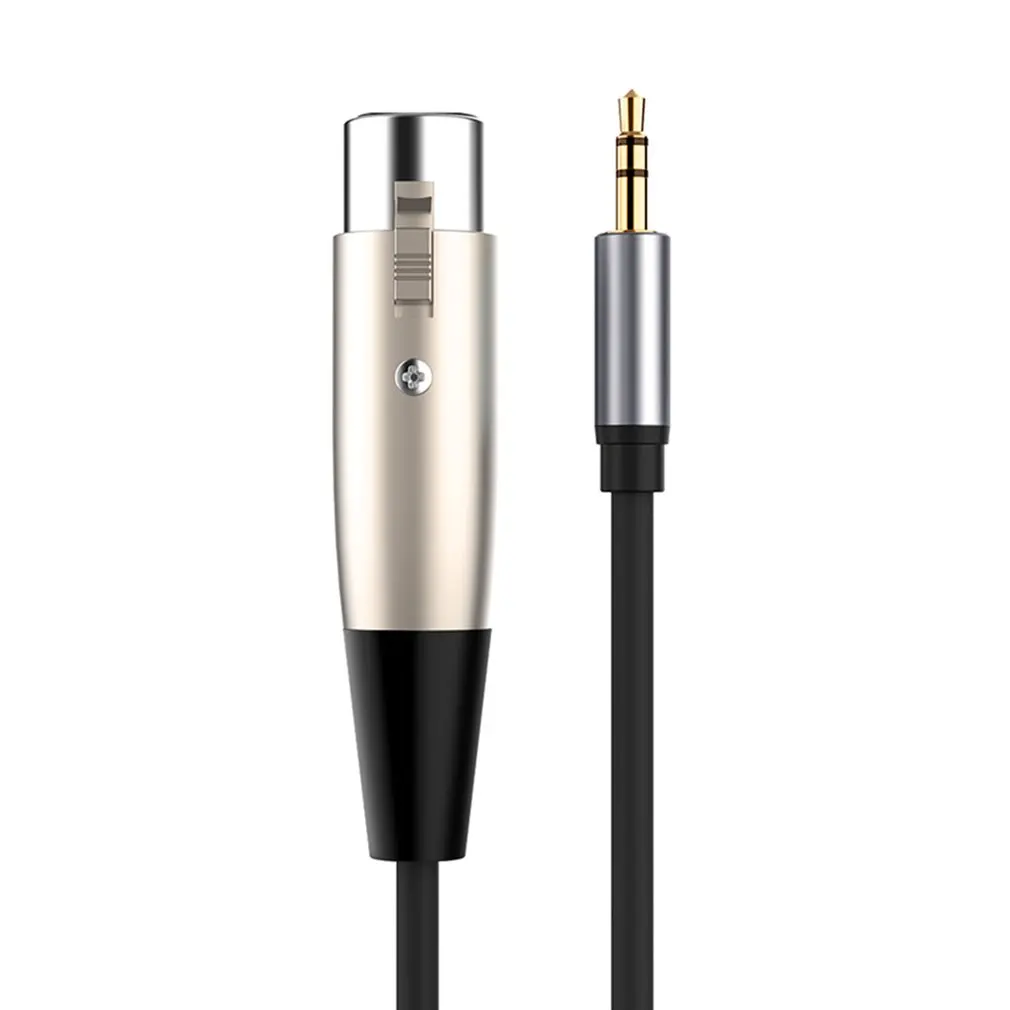 3.5mm Jack To XLR Cable 1.5m Male To Female Professional Audio Cable For Mixer Microphones Speakers Computer Cellphone
3.5mm Jack To XLR Cable 1.5m Male To Female Professional Audio Cable For Mixer Microphones Speakers Computer Cellphone