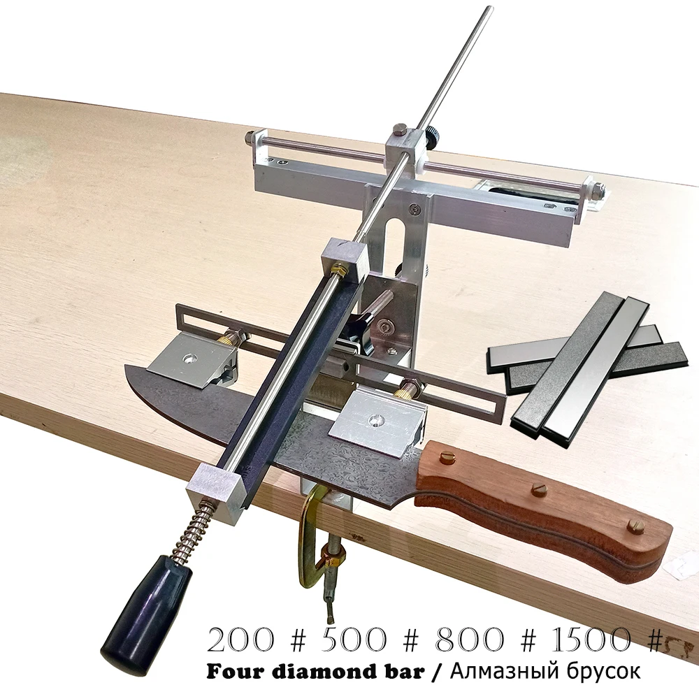 2020 New KME Professional Knife sharpener grinding system 360 degree flip Long knife clip with 4pcs diamond whetstone
2020 New KME Professional Knife sharpener grinding system 360 degree flip Long knife clip with 4pcs diamond whetstone