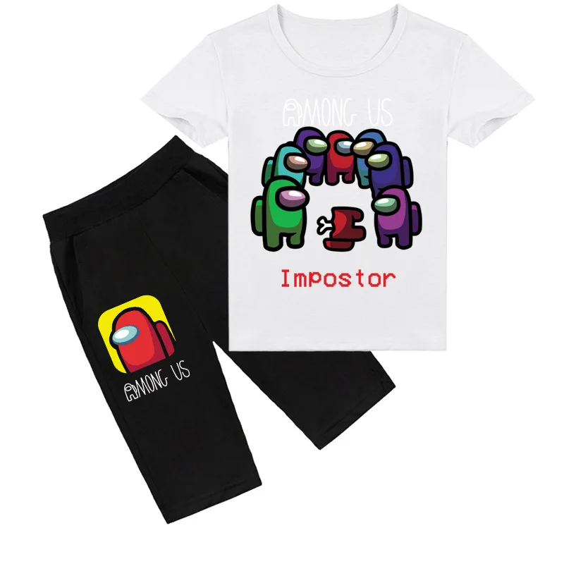 Among Us Fashion Clothes Short Sleeve T-Shirts For Toddlers Cotton Girls Clothes Summer Baby Boy Clothes Set Teenage Tshirts
Among Us Fashion Clothes Short Sleeve T-Shirts For Toddlers Cotton Girls Clothes Summer Baby Boy Clothes Set Teenage Tshirts