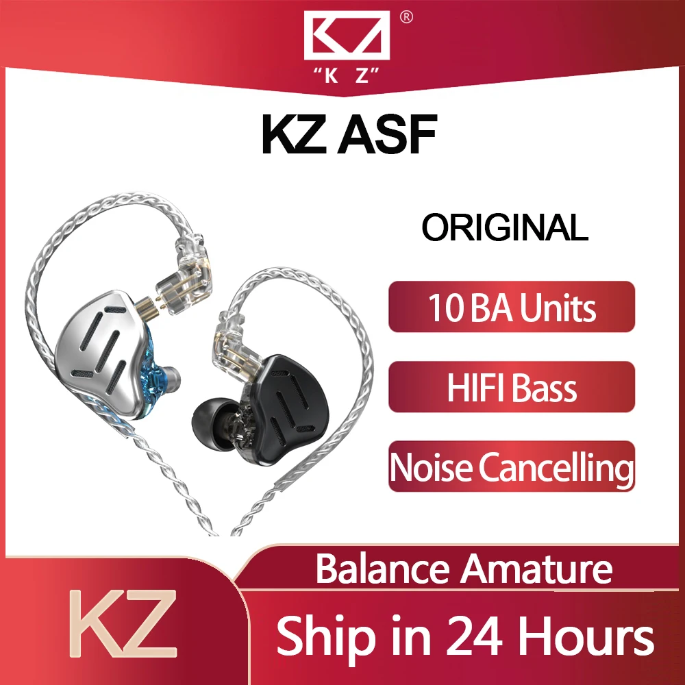 Оригинальные наушники-вкладыши KZ ASF Balance Amature, 10 BA HIFI Bass TWS, спортивные наушники с шумоподавлением, металлическая Высококачественная гарнитур...
Оригинальные наушники-вкладыши KZ ASF Balance Amature, 10 BA HIFI Bass TWS, спортивные наушники с шумоподавлением, металлическая Высококачественная гарнитур...