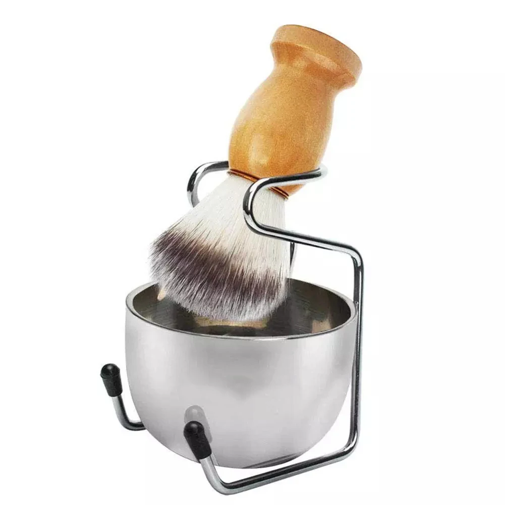 Shaving Set Soap Bowl + Shaving Brush + Stand Holder, Natural Boar Bristle Beard Brush Kit Pure Badger Hair Shaving Brush Kit
Shaving Set Soap Bowl + Shaving Brush + Stand Holder, Natural Boar Bristle Beard Brush Kit Pure Badger Hair Shaving Brush Kit