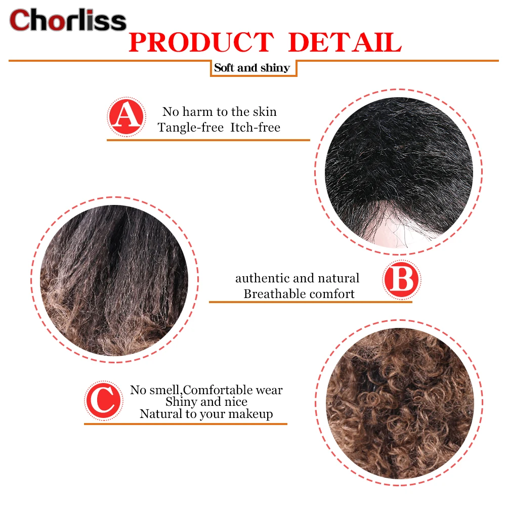 Corliss 16 Inch Yaki Kinky Culry Hair Coarse For Black Women Short Synthetic Wigs Ombre HairSide Part
Corliss 16 Inch Yaki Kinky Culry Hair Coarse For Black Women Short Synthetic Wigs Ombre HairSide Part