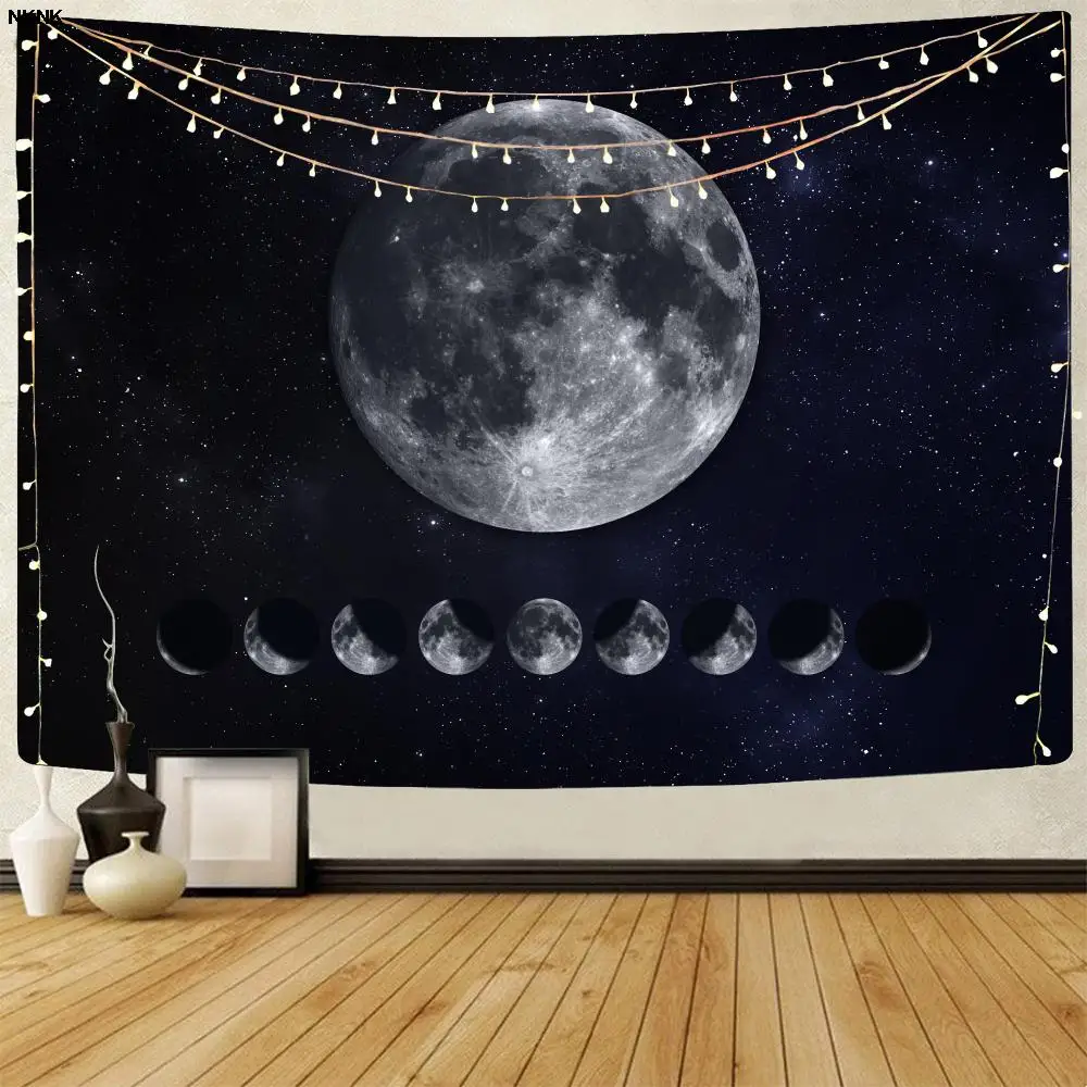 NKNK Brand Galaxy Tapestry Moon Rug Wall Psychedelic Wall Tapestry Wall Hanging Boho decor Witchcraft Printed
NKNK Brand Galaxy Tapestry Moon Rug Wall Psychedelic Wall Tapestry Wall Hanging Boho decor Witchcraft Printed