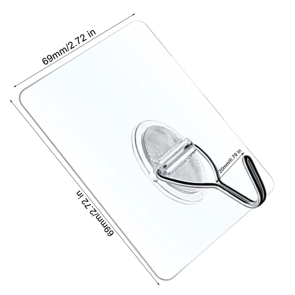 8 pcs Transparent Reusable Heavy Duty Wall Hooks for Towel Clothes Waterproof Oilproof Bathroom Kitchen Wall Hook Hanger
8 pcs Transparent Reusable Heavy Duty Wall Hooks for Towel Clothes Waterproof Oilproof Bathroom Kitchen Wall Hook Hanger