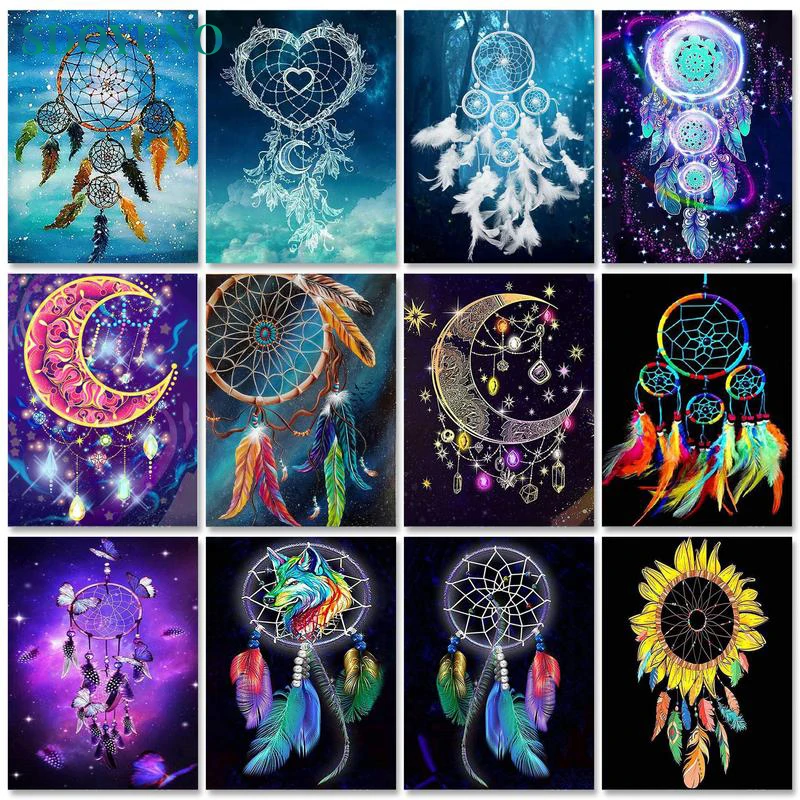 SDOYUNO Oil Paint By Numbers Kits Dreamcatcher DIY Painting By Numbers On Canvas Still LIfe Frameless 60x75cm Home Decor Wall Ar
SDOYUNO Oil Paint By Numbers Kits Dreamcatcher DIY Painting By Numbers On Canvas Still LIfe Frameless 60x75cm Home Decor Wall Ar