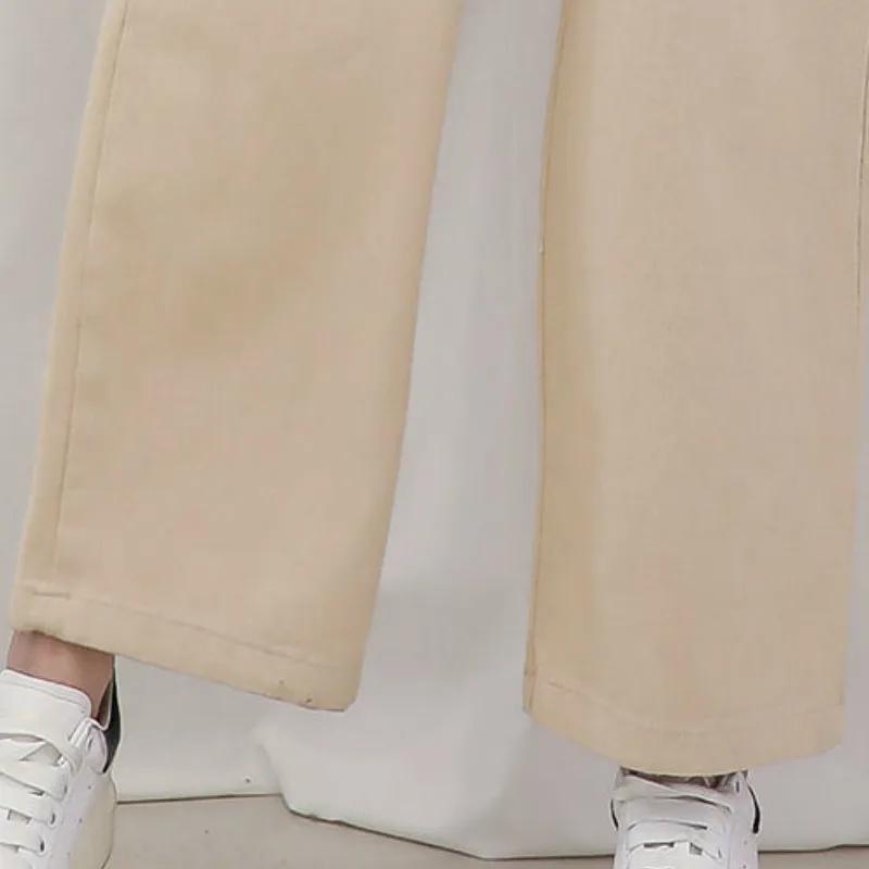 Jumpsuits Women Retro Fashion Casual Overalls Korean Loose High-waist Straight Wide-leg Cargo Pockets Ladies Simple All-match
Jumpsuits Women Retro Fashion Casual Overalls Korean Loose High-waist Straight Wide-leg Cargo Pockets Ladies Simple All-match