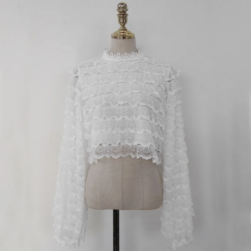 2021 Spring Blusas Mujer Casual White Lace Blouse Women Plus Size Fashion Clothing Shirt Korean Long Sleeve Loose Ladies Tops
2021 Spring Blusas Mujer Casual White Lace Blouse Women Plus Size Fashion Clothing Shirt Korean Long Sleeve Loose Ladies Tops