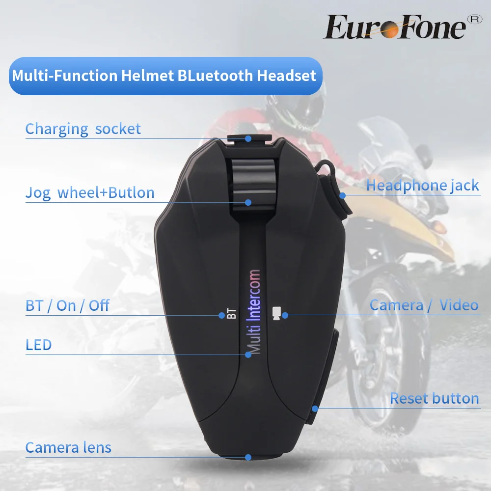 Video Record!V4-C 4 Riders Group Motorcycle Helmet Riding Bluetooth Intercom Headset 1080P HD Video Tachograph FM Radio
Video Record!V4-C 4 Riders Group Motorcycle Helmet Riding Bluetooth Intercom Headset 1080P HD Video Tachograph FM Radio