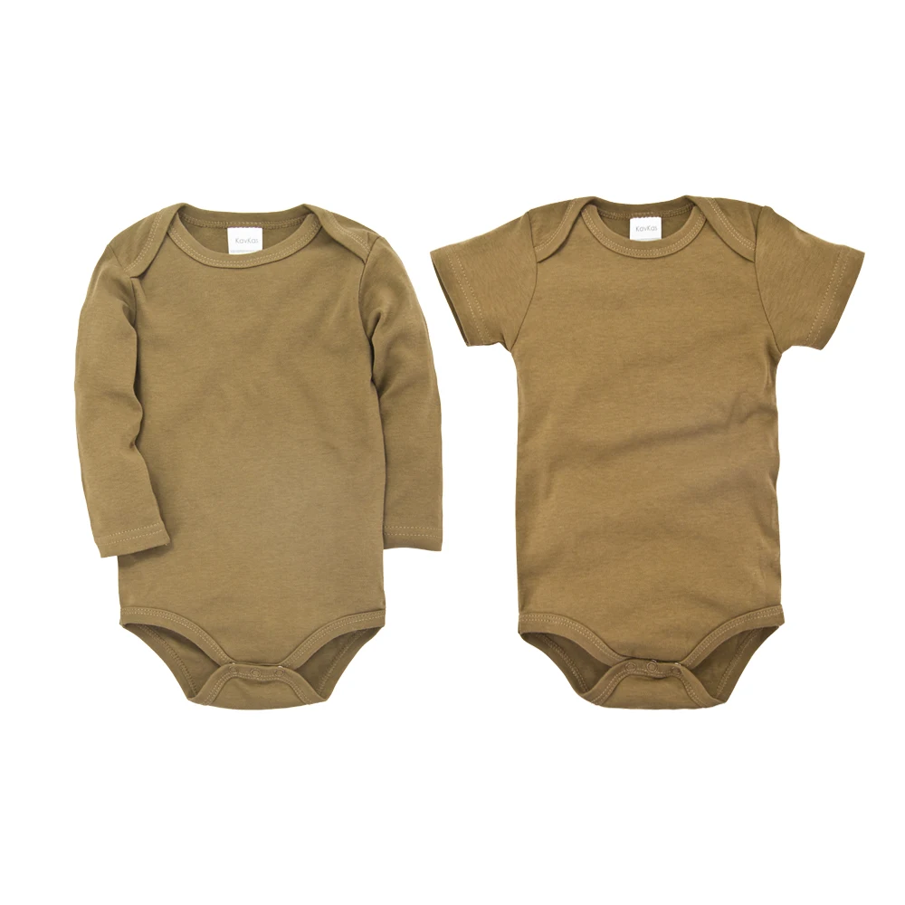 Kavkas Rompers Playsuits Summer 100% Cotton Solid Coffee Color O-Neck Two Piece Set Baby Boy Girl Clothes bebe naissance
Kavkas Rompers Playsuits Summer 100% Cotton Solid Coffee Color O-Neck Two Piece Set Baby Boy Girl Clothes bebe naissance