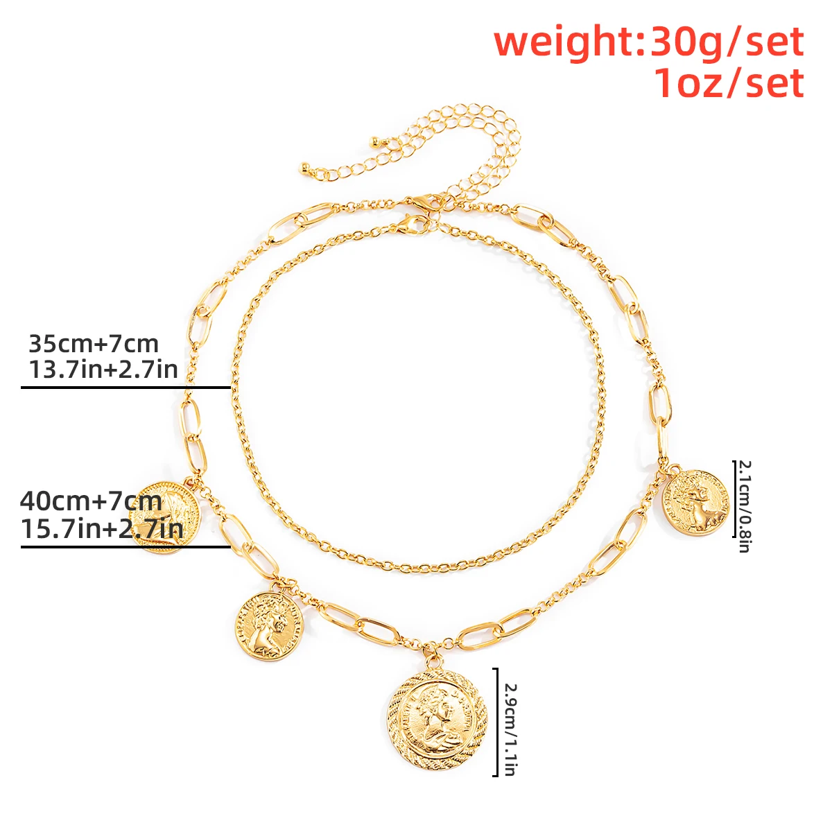 Punk Geometric Circle Coin Portrait Pendant Necklace For Women Fashion Creative Statement Chain Choker Necklace Charm Jewelry
Punk Geometric Circle Coin Portrait Pendant Necklace For Women Fashion Creative Statement Chain Choker Necklace Charm Jewelry