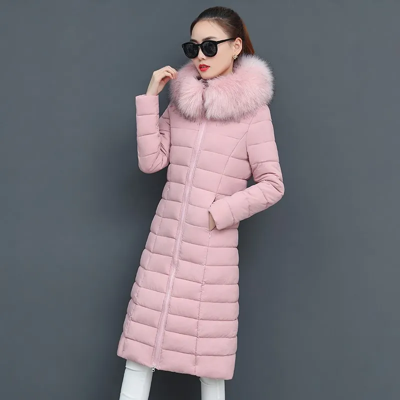 Winter Down Jacket Coat 2019 Korea Fashion Long Thickening Down Cotton-padded Jacket Hooded Slim Big Yards Women Clothing
Winter Down Jacket Coat 2019 Korea Fashion Long Thickening Down Cotton-padded Jacket Hooded Slim Big Yards Women Clothing