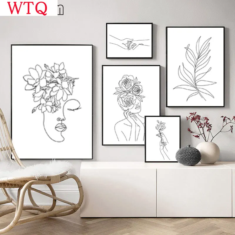 Картина на холсте, Женская линия, черно-белая картина, галерея, стена, минималистичный цветок, голова, настенный плакат, картина, украшение к...
Картина на холсте, Женская линия, черно-белая картина, галерея, стена, минималистичный цветок, голова, настенный плакат, картина, украшение к...