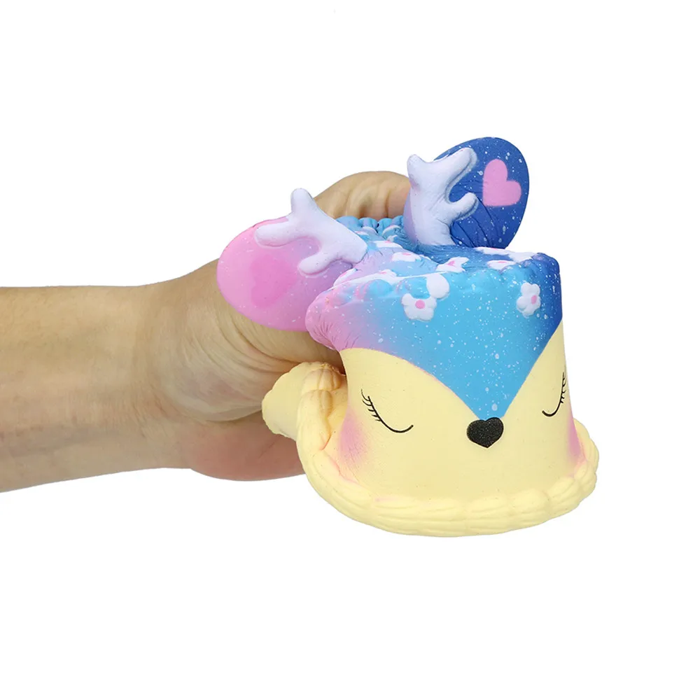 Decompression Squishy Toys Galaxy Jumbo Deer Cake Slow Rising Scented Squeeze Stress Relief Toy Kids Birthday Gift 5*
Decompression Squishy Toys Galaxy Jumbo Deer Cake Slow Rising Scented Squeeze Stress Relief Toy Kids Birthday Gift 5*
