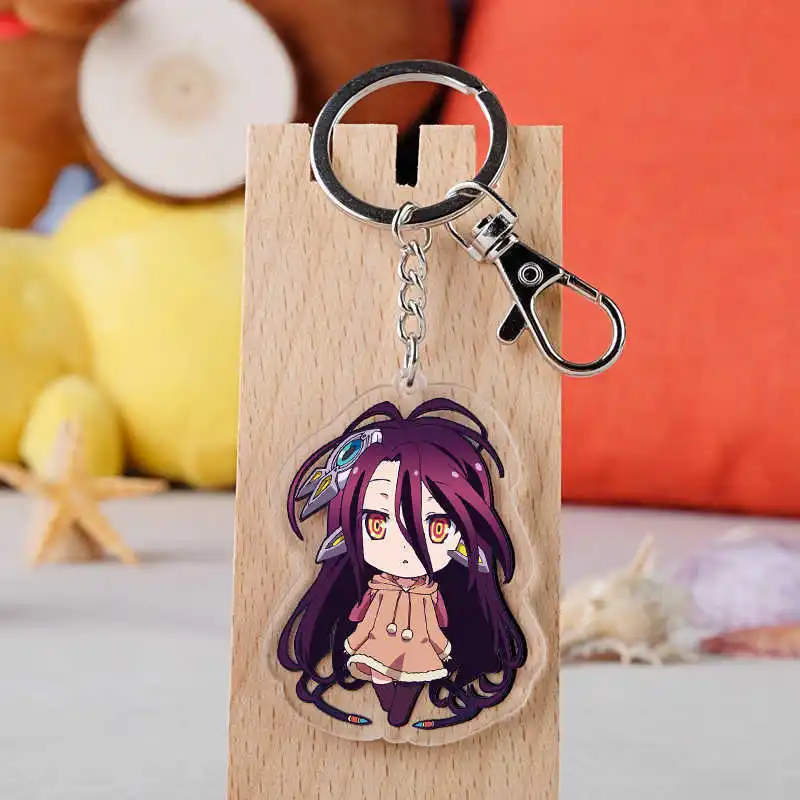 Hot Anime No Game No Life Acrylic Figure Pendant Key Chain Creative Car Keychains Cute Backpack Keyring Gift For Men Women
Hot Anime No Game No Life Acrylic Figure Pendant Key Chain Creative Car Keychains Cute Backpack Keyring Gift For Men Women