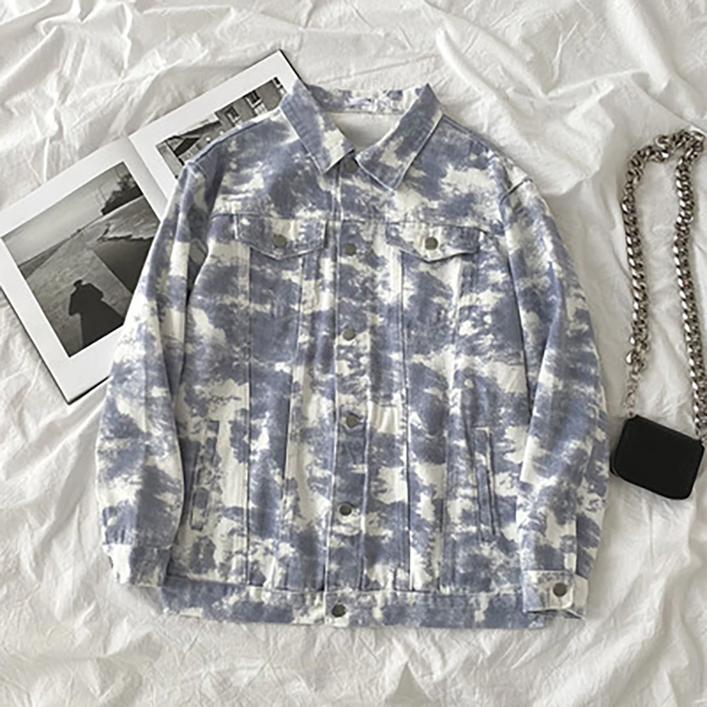 Женская джинсовая куртка оверсайз, Повседневная Свободная куртка из денима с длинным рукавом, весна-осень 2021
Женская джинсовая куртка оверсайз, Повседневная Свободная куртка из денима с длинным рукавом, весна-осень 2021