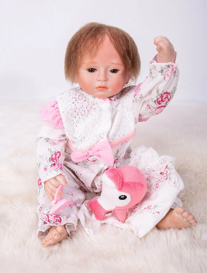 18" Reborn Baby Doll Girl Boy Lifelike Soft Silicone Vinyl Handmade Kids Gifts Girl Toys for Kids Girl Toys For Kids
18" Reborn Baby Doll Girl Boy Lifelike Soft Silicone Vinyl Handmade Kids Gifts Girl Toys for Kids Girl Toys For Kids