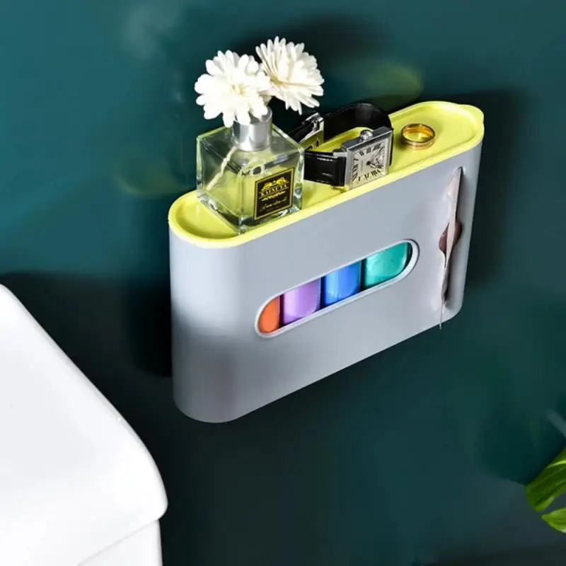 Plastic Garbag Bag Holder Wall-mounted Removable Kitchen Trash Bag Storage Box Bathroom Cotton Pad Holder Cotton Pad Container
Plastic Garbag Bag Holder Wall-mounted Removable Kitchen Trash Bag Storage Box Bathroom Cotton Pad Holder Cotton Pad Container