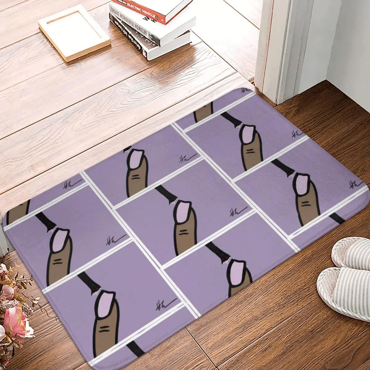 Lavender Purple Nail Polish Polyester Doormat Rug carpet Mat Footpad Anti-slip WashableEntrance Kitchen Bedroom balcony Cartoon
Lavender Purple Nail Polish Polyester Doormat Rug carpet Mat Footpad Anti-slip WashableEntrance Kitchen Bedroom balcony Cartoon