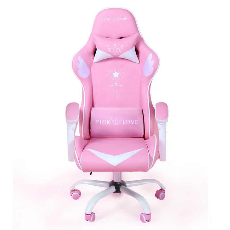 Cute pink gaming chair girl can go to computer chair home fashion comfortable anchor live chair Internet cafe game chair
Cute pink gaming chair girl can go to computer chair home fashion comfortable anchor live chair Internet cafe game chair