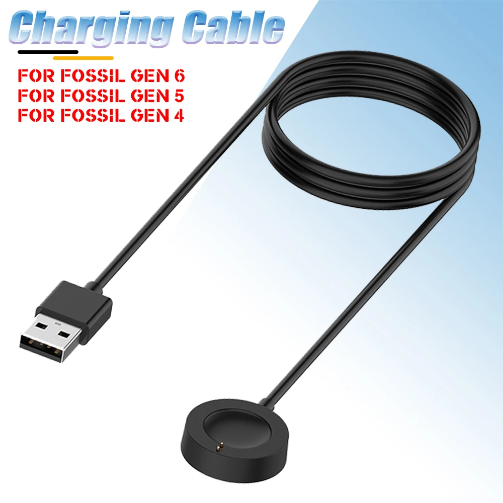 Магнитный USB-кабель для зарядного устройства Fossil Gen 4/5/6 Gen5 зарядная док-станция