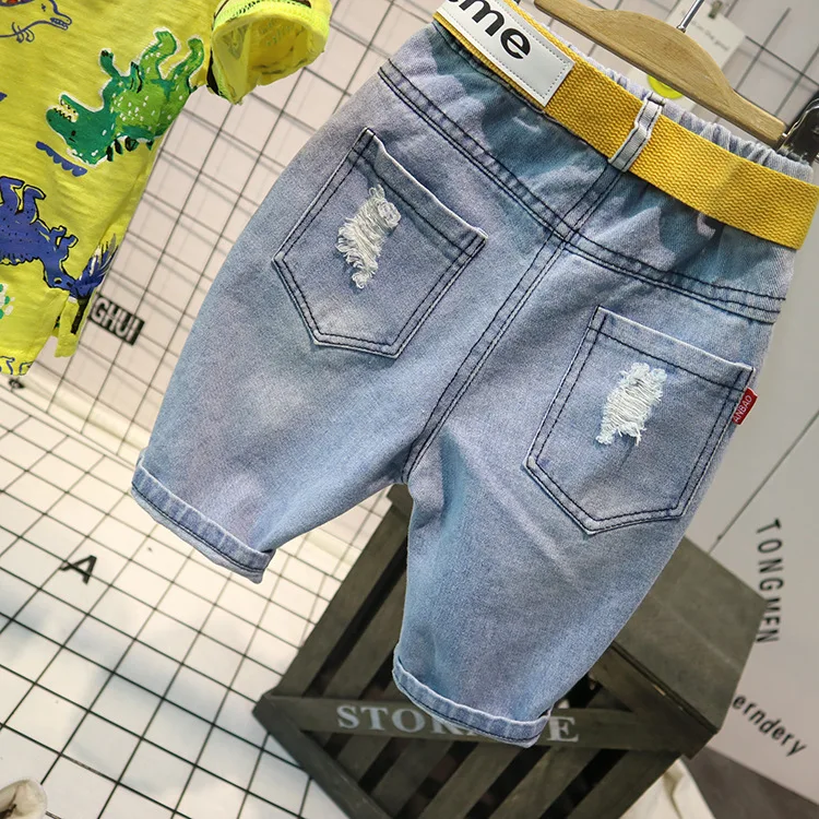 Retail boys sets New baby boy personality print T-shirt jeans two-piece toddler girls summer clothing
Retail boys sets New baby boy personality print T-shirt jeans two-piece toddler girls summer clothing