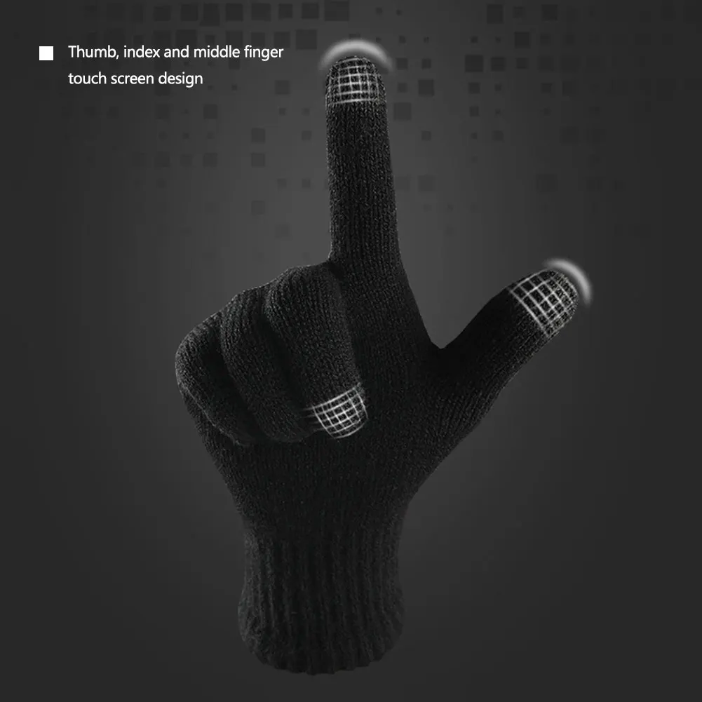 Winter Cycling Gloves Men Women Touch Screen Warm Knitted Wool Outdoor Sport Driving Full Finger Thicken Fishing Motorcycle
Winter Cycling Gloves Men Women Touch Screen Warm Knitted Wool Outdoor Sport Driving Full Finger Thicken Fishing Motorcycle