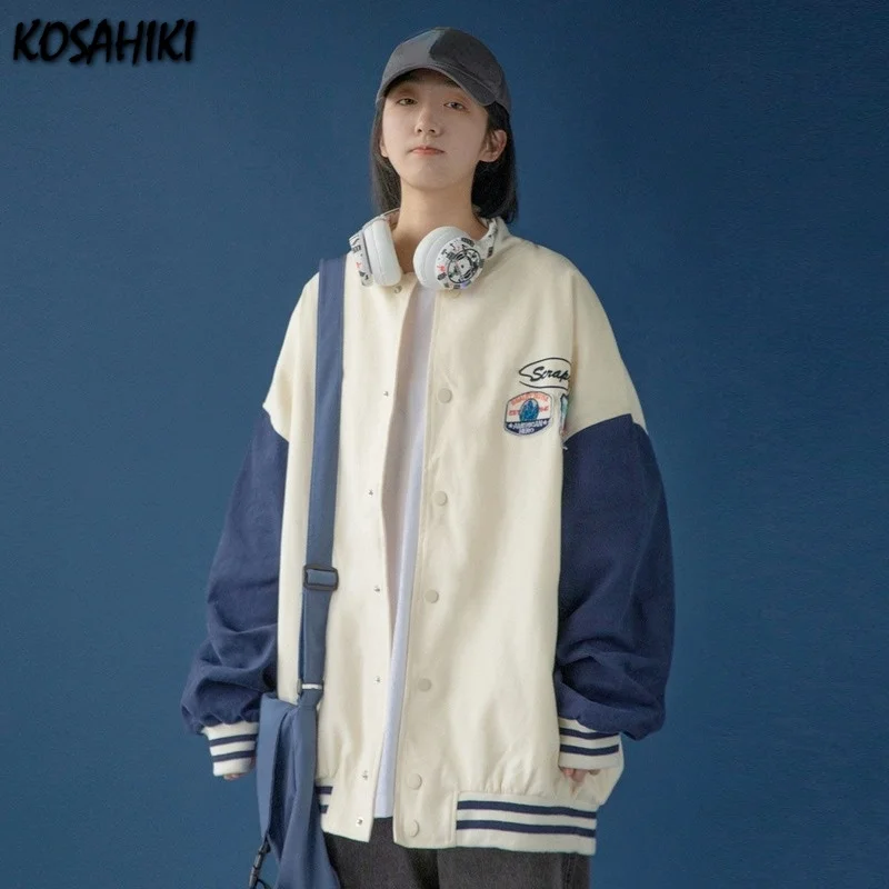 KOSAHIKI Japanese Sweet Harajuku Loose Women Jacket Autumn Winter Couple Fashion Streetwear Casual All Match Tops Mujer Chaqueta
KOSAHIKI Japanese Sweet Harajuku Loose Women Jacket Autumn Winter Couple Fashion Streetwear Casual All Match Tops Mujer Chaqueta