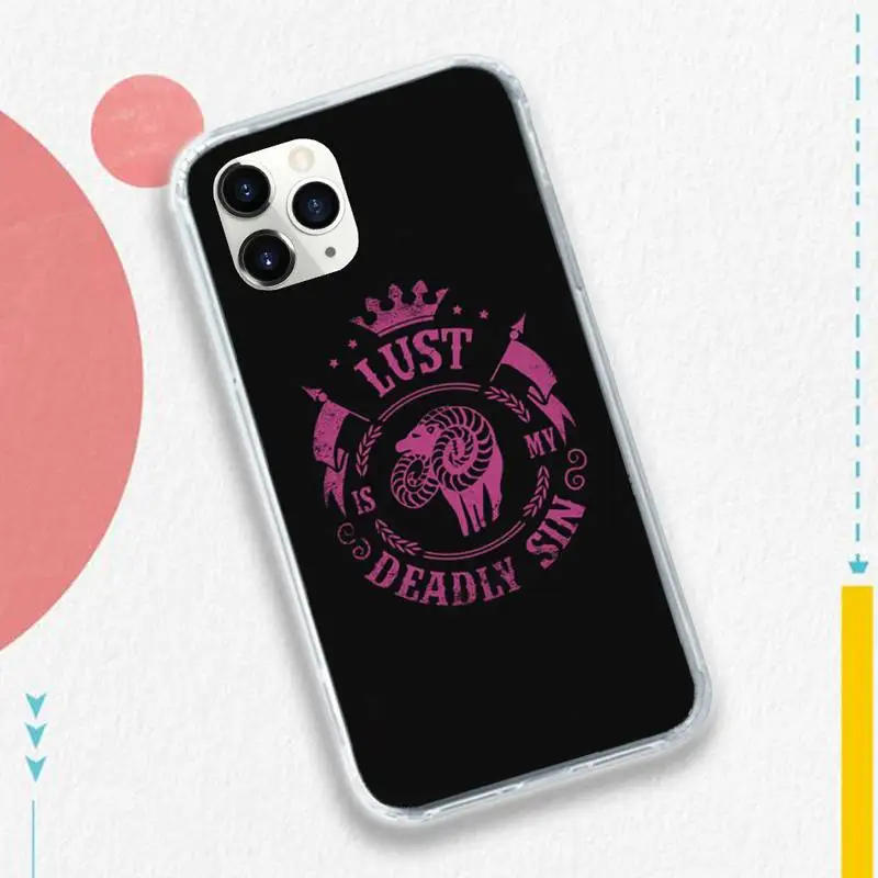 Anime The Seven Deadly Sins logo Phone Case for iPhone 11 12 pro XS MAX 8 7 6 6S Plus X 5S SE 2020 XR
Anime The Seven Deadly Sins logo Phone Case for iPhone 11 12 pro XS MAX 8 7 6 6S Plus X 5S SE 2020 XR