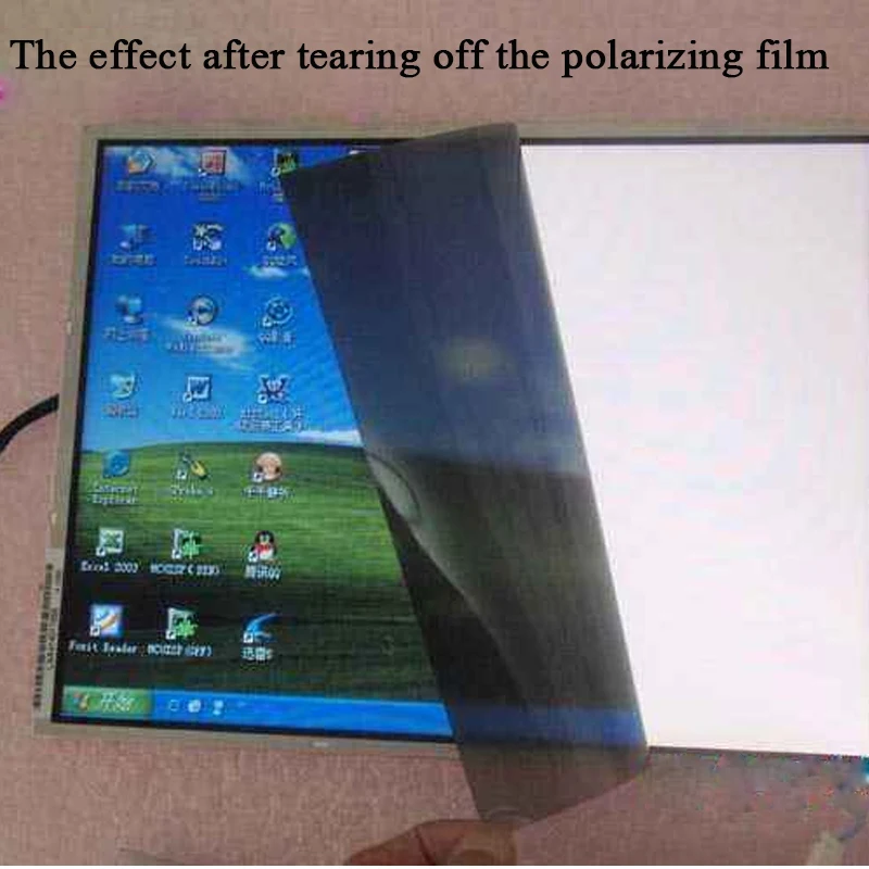 New 19inch 19 inch 0/45/90 degree Glossy LED/LCD Polarizer Polarizing Film for LCD LED IPS Screen for TV LCD Monitor Super clear
New 19inch 19 inch 0/45/90 degree Glossy LED/LCD Polarizer Polarizing Film for LCD LED IPS Screen for TV LCD Monitor Super clear