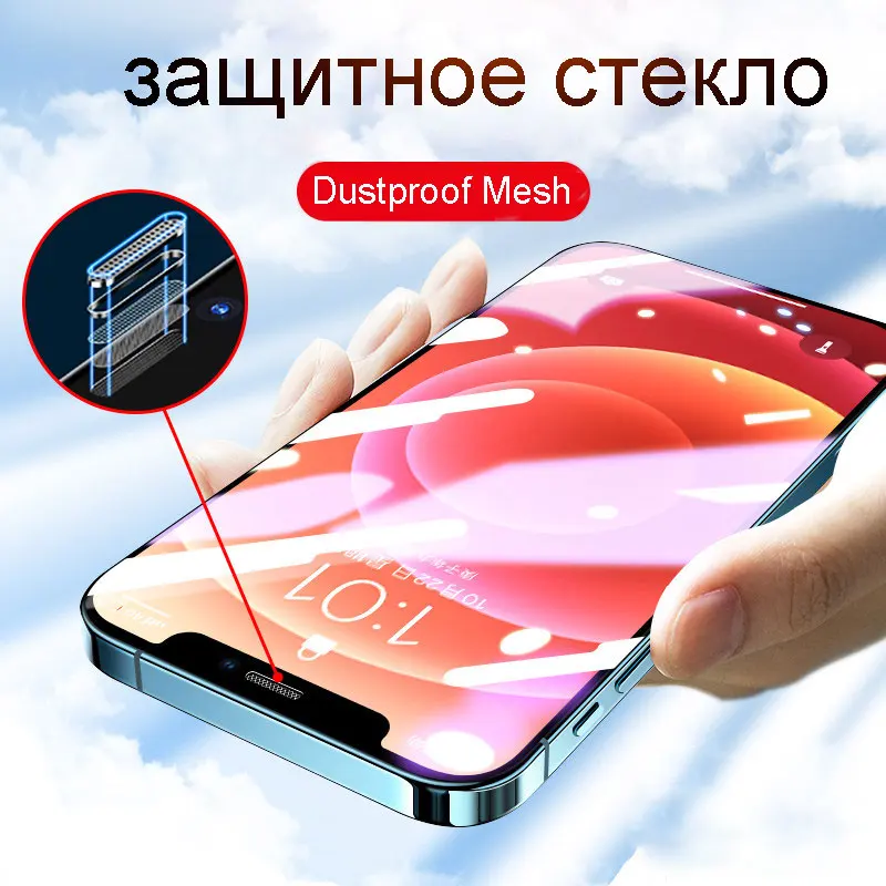 Tempered Glass For iPhone 12 11 Pro Max XS XR Screen Protector For iPhone 6 7 8 Plus SE 2020 Film Cover Speaker Dustproof Grid
Tempered Glass For iPhone 12 11 Pro Max XS XR Screen Protector For iPhone 6 7 8 Plus SE 2020 Film Cover Speaker Dustproof Grid