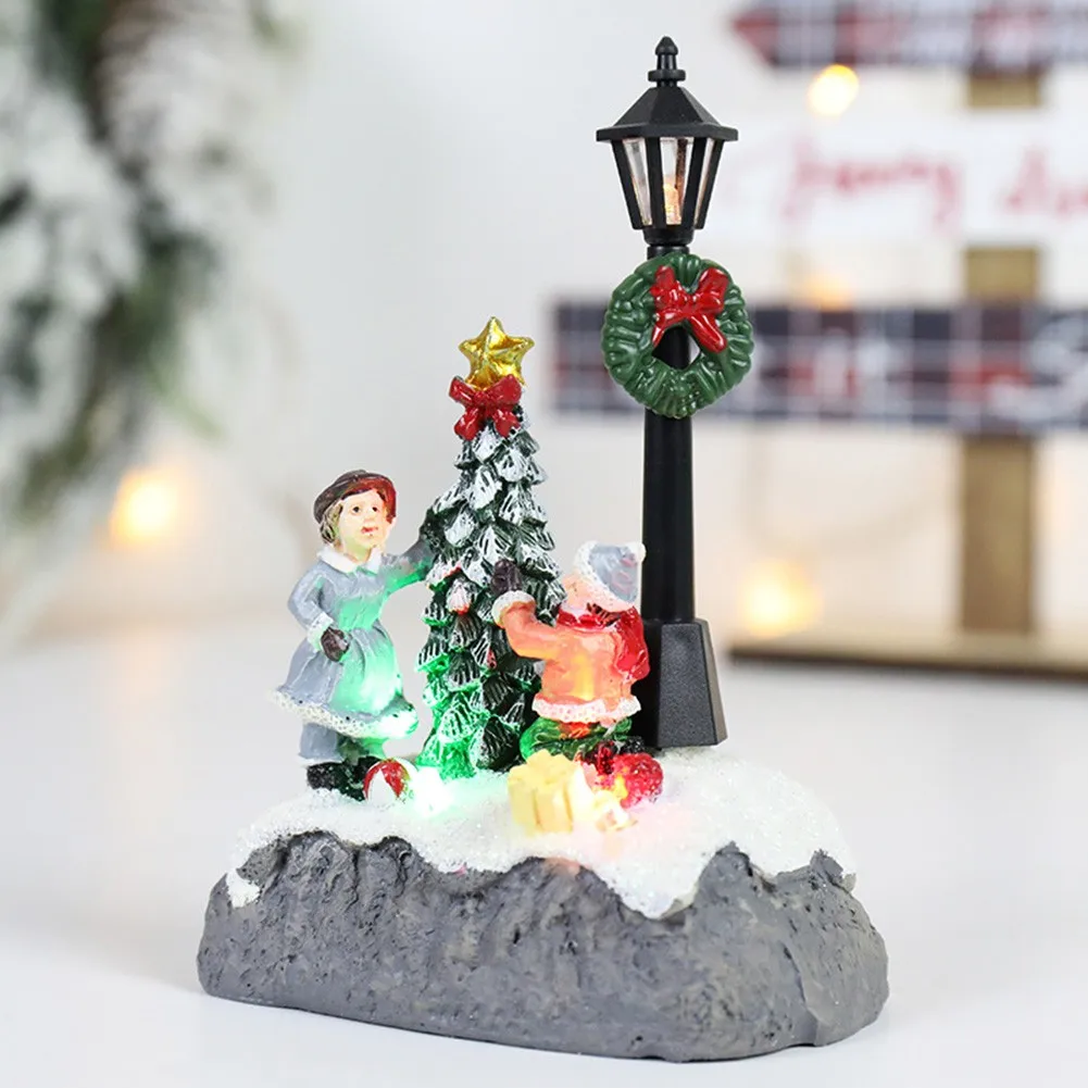 Christmas LED Light Ornament Christmas Tree Snowman Pendant Decor Xmas Small Street Light Scene Decor Noel Navidad Ornaments
Christmas LED Light Ornament Christmas Tree Snowman Pendant Decor Xmas Small Street Light Scene Decor Noel Navidad Ornaments