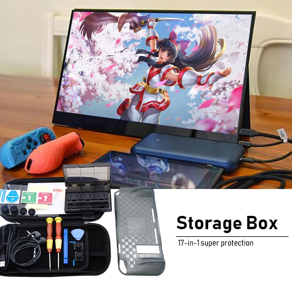 17 in 1 Game Console Boxes 3D Analog Thumb Sticks Accessories Kits for N-Switch Electronic Machine Game Parts
17 in 1 Game Console Boxes 3D Analog Thumb Sticks Accessories Kits for N-Switch Electronic Machine Game Parts