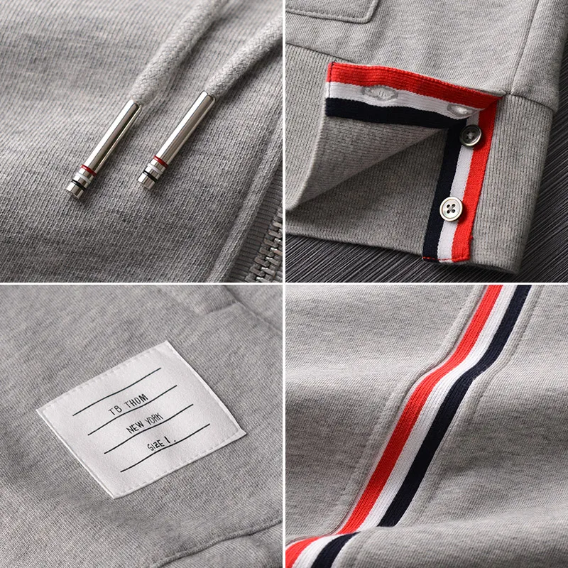 2021 Fashion TB Brand Striped hooded Clothing Ins Loose Cotton Jacket Women Sweatshirts Hoodies Casual Sportswear Coat
2021 Fashion TB Brand Striped hooded Clothing Ins Loose Cotton Jacket Women Sweatshirts Hoodies Casual Sportswear Coat