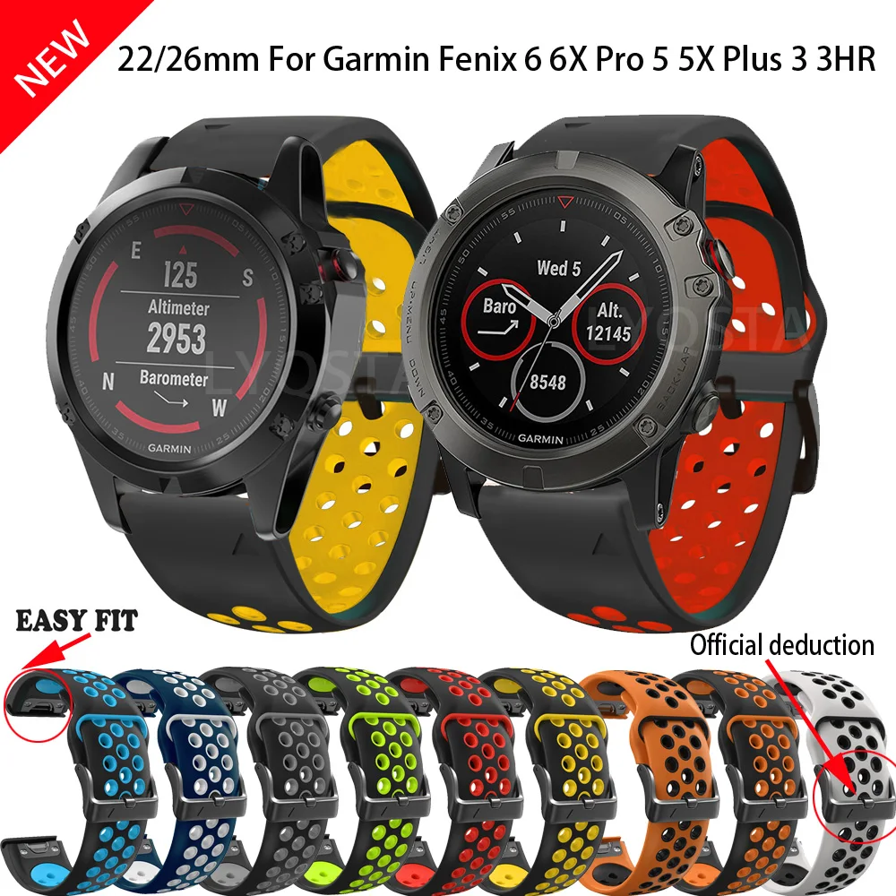 Ремешок силиконовый для наручных часов, быстросъемный браслет для Garmin Fenix 6X Pro Watch Easyfit Fenix 6 Pro, 26 мм 22 мм
Ремешок силиконовый для наручных часов, быстросъемный браслет для Garmin Fenix 6X Pro Watch Easyfit Fenix 6 Pro, 26 мм 22 мм