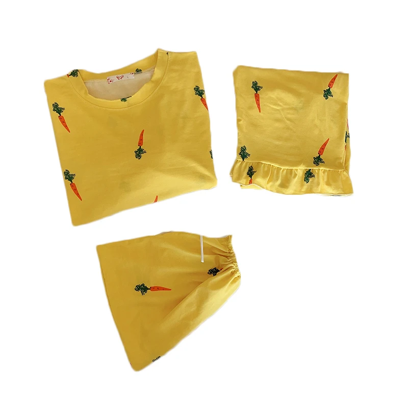 New WAVMIT Half Sleeve Pajamas Set Leisure Soft Women 3Pcs Nightwear for Women Sleepwear Set Calf-length Pant Home Wear Cloth
New WAVMIT Half Sleeve Pajamas Set Leisure Soft Women 3Pcs Nightwear for Women Sleepwear Set Calf-length Pant Home Wear Cloth