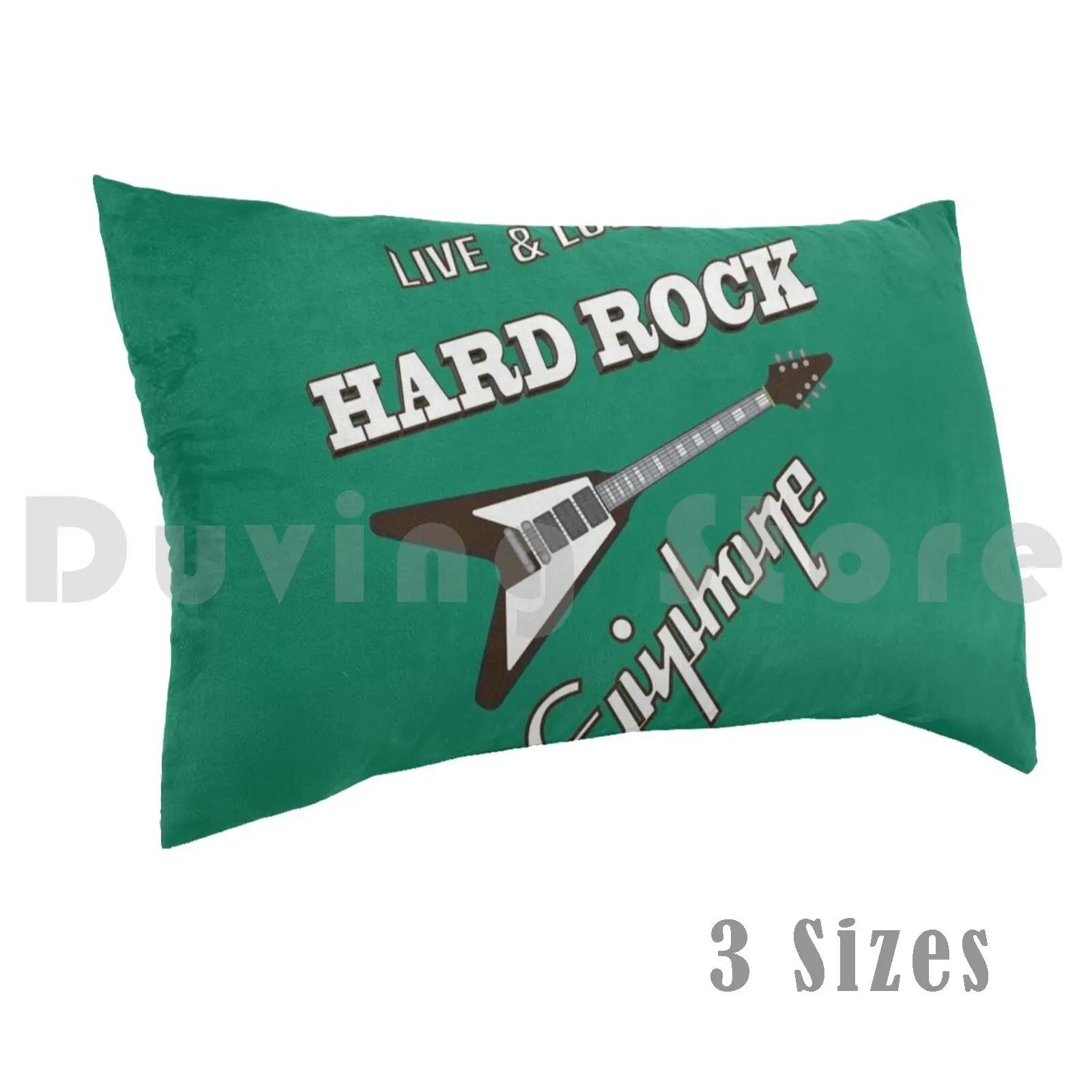 Чехол Hard Rock Live & Loud в виде подушки для гитары 20x30 дюймов музыкальная песня Hevimetal