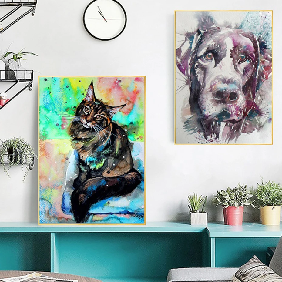 AMTMBS Nordic Abstract Animal Cat Dog Oil Painting By Number Drawing On Canvas DIY HandPainted Paint By Numbers Wall Art Decor
AMTMBS Nordic Abstract Animal Cat Dog Oil Painting By Number Drawing On Canvas DIY HandPainted Paint By Numbers Wall Art Decor