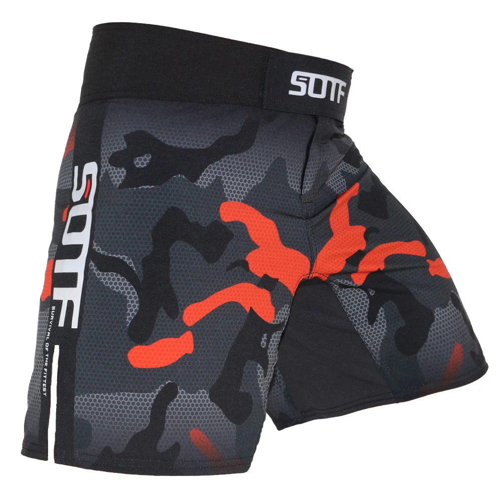 SOTF MMA геометрические технологии змеиная голова фитнес дышащие боксерские шорты