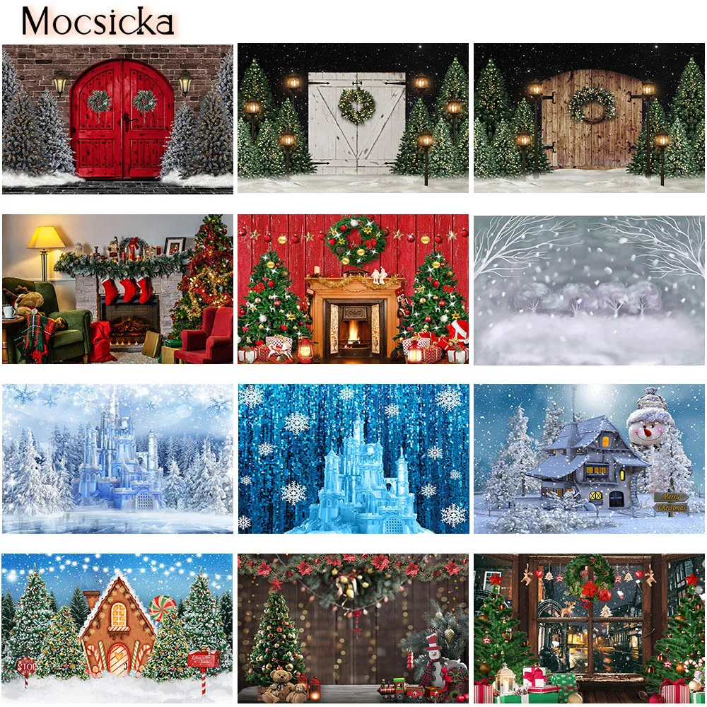 Christmas Winter Snow Photoshoot Backdrop Christmas Tree Castle Gift Photography Decoration Photo Props Studio Booth Background
Christmas Winter Snow Photoshoot Backdrop Christmas Tree Castle Gift Photography Decoration Photo Props Studio Booth Background