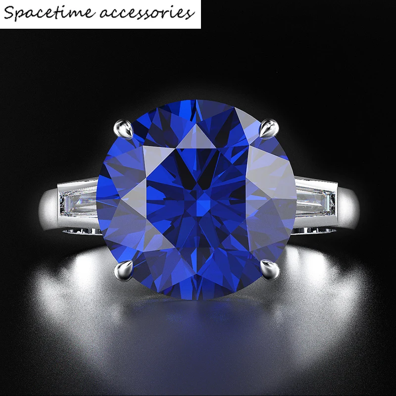 Silver Big 12mm Round Zircon Women's Ring Custom Mozanne 12 Carat Sparkling AAAAA CZ Wedding Rings size 5-12
Silver Big 12mm Round Zircon Women's Ring Custom Mozanne 12 Carat Sparkling AAAAA CZ Wedding Rings size 5-12