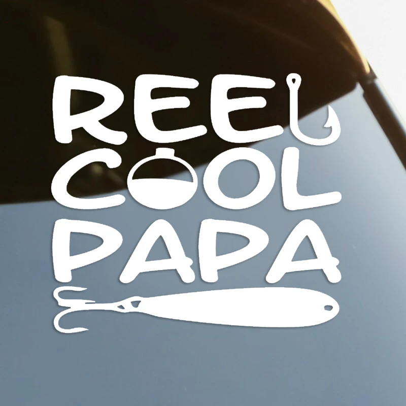Reel Cool Papa Die-Cut Vinyl Decal Car Sticker Waterproof Auto Decors on Car Body Bumper Rear Window Laptop Choose Size #S60686
Reel Cool Papa Die-Cut Vinyl Decal Car Sticker Waterproof Auto Decors on Car Body Bumper Rear Window Laptop Choose Size #S60686