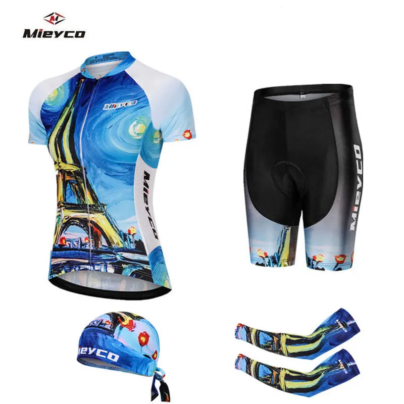 Mieyco 2020 Pro Brand Woman Cycling Set Anti-UV Short Sleeve Cycling Suit MTB Bike Cycling Clothes Breathable Cycling Clothing
Mieyco 2020 Pro Brand Woman Cycling Set Anti-UV Short Sleeve Cycling Suit MTB Bike Cycling Clothes Breathable Cycling Clothing