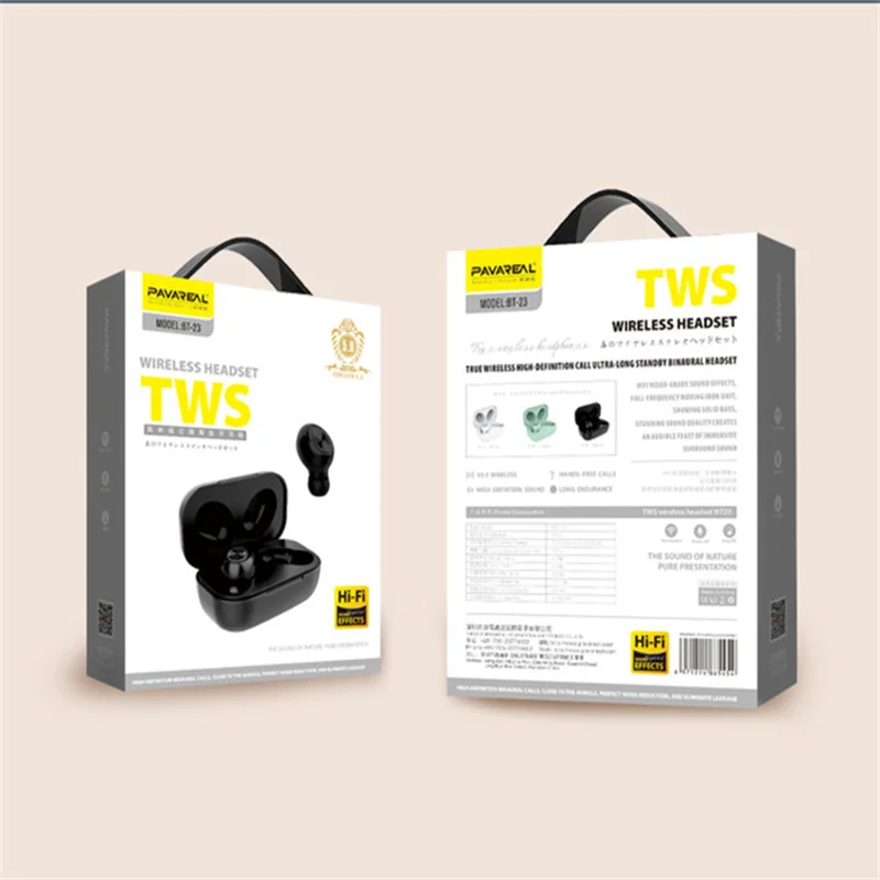 TWS Bluetooth 5.0 Earphones 500mAh Charging Box Wireless Headphone 9D Stereo Sports Waterproof Earbuds Headsets With Microphone
TWS Bluetooth 5.0 Earphones 500mAh Charging Box Wireless Headphone 9D Stereo Sports Waterproof Earbuds Headsets With Microphone
