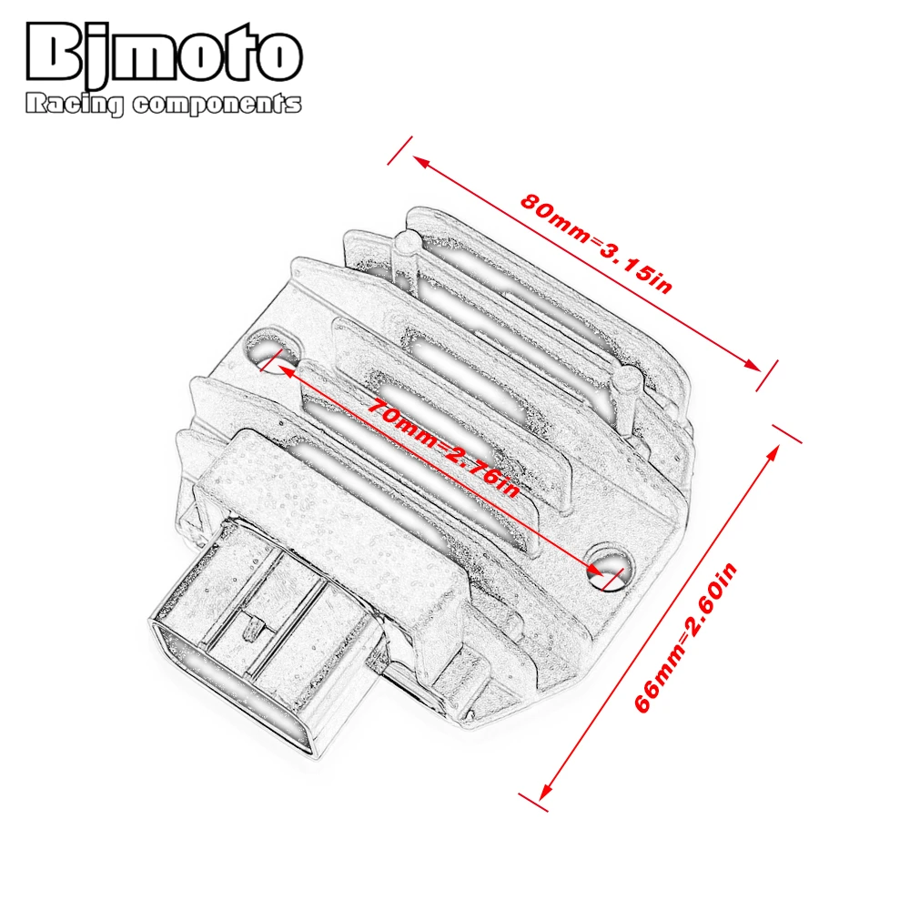 12V Motorcycle Regulator Rectifier For Yamaha YZF R1 R1S R1M MTN1000 B67 2CR-81960-00 For DUKE790 2019-2020
12V Motorcycle Regulator Rectifier For Yamaha YZF R1 R1S R1M MTN1000 B67 2CR-81960-00 For DUKE790 2019-2020