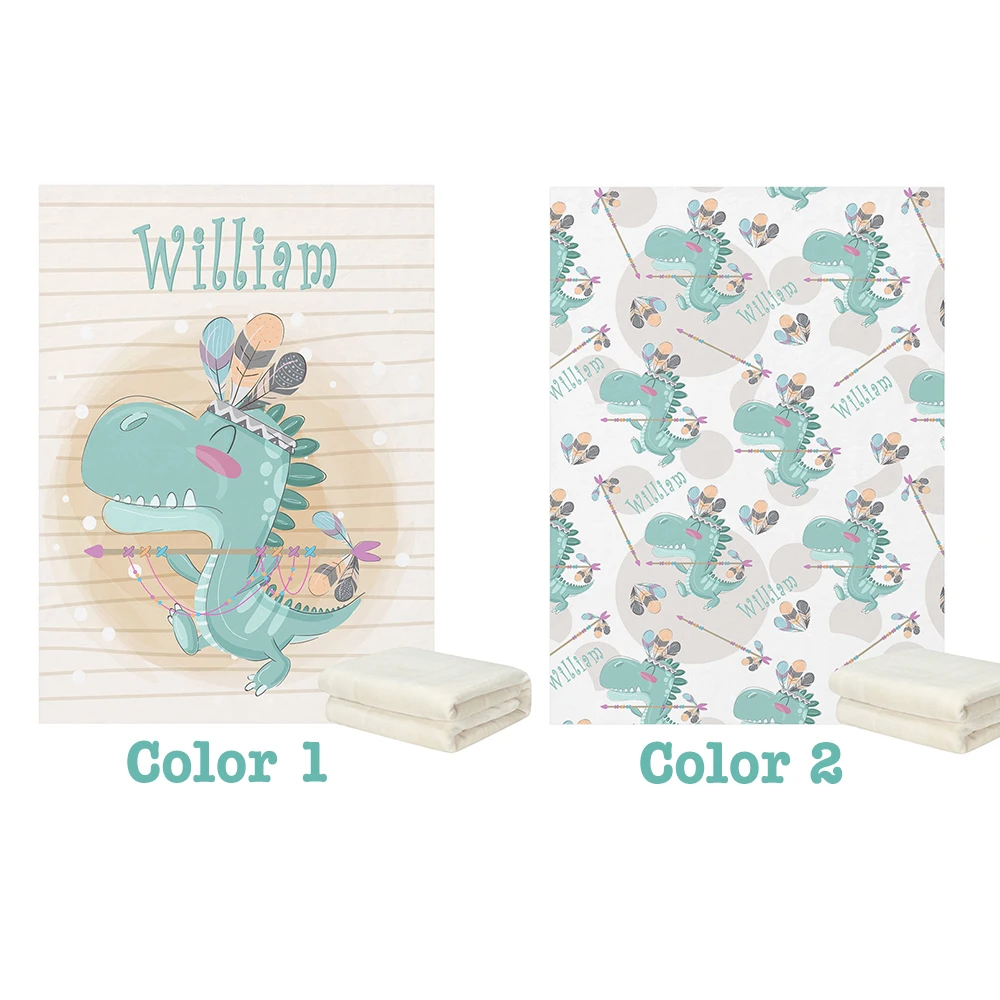 LVYZIHO Cute Dino Pattern Set Hand Draw Illustration Customized Baby Boy Blanket - 30x40 / 48x60 / 60x80 Inches - Fleece Blanket
LVYZIHO Cute Dino Pattern Set Hand Draw Illustration Customized Baby Boy Blanket - 30x40 / 48x60 / 60x80 Inches - Fleece Blanket