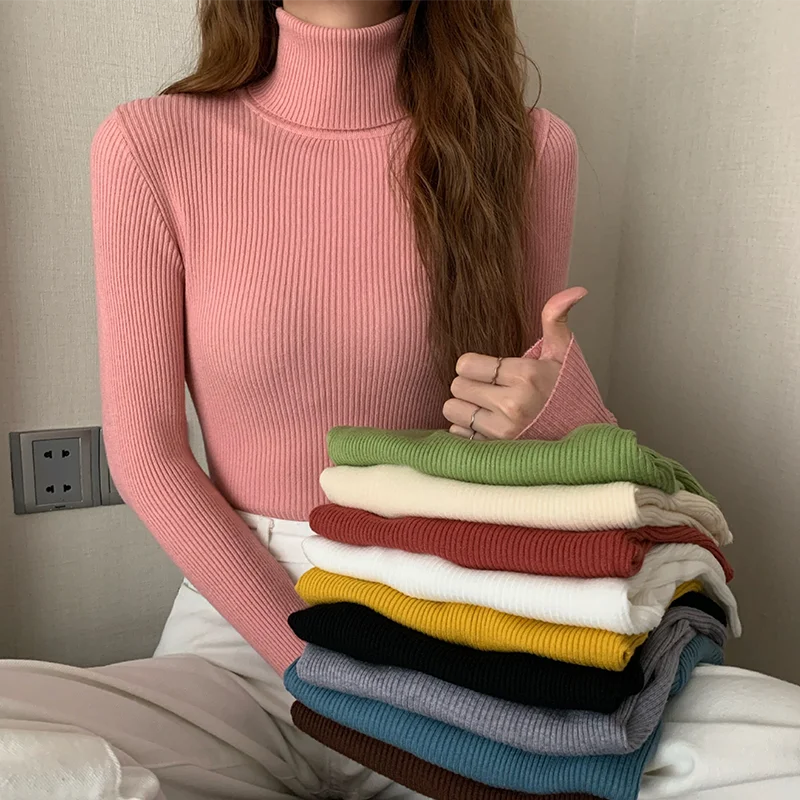 2022 Women's Multicolor Autumn And Winter Solid Color Basic All-match Sweater Classic High Neck Long Sleeve Bottoming Shirt
2022 Women's Multicolor Autumn And Winter Solid Color Basic All-match Sweater Classic High Neck Long Sleeve Bottoming Shirt