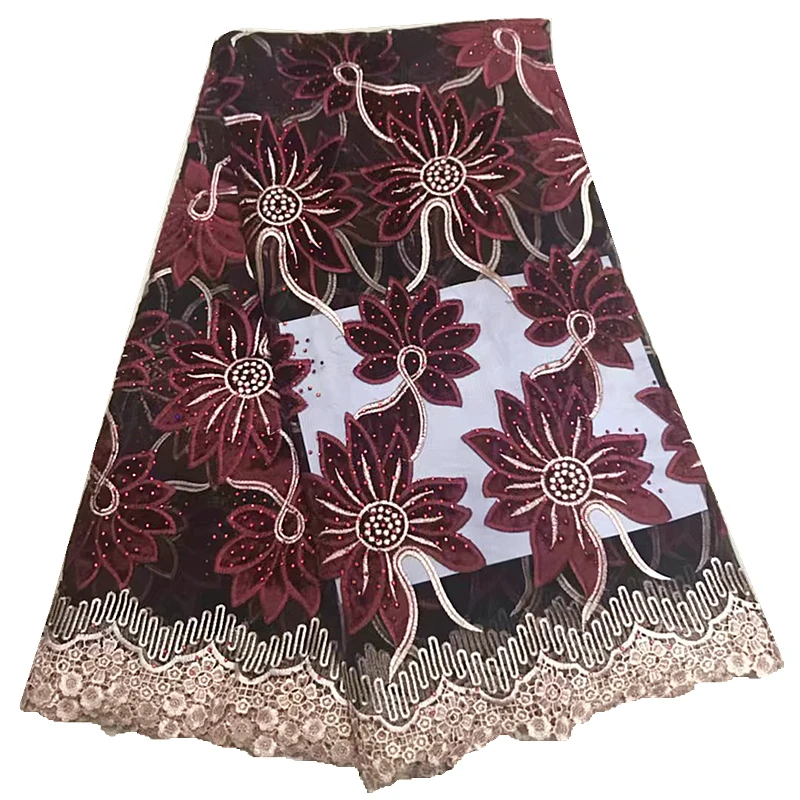Best Quality!!! African Tulle Lace Fabrics With Stones Embroidery Net Lace African French Lace With Beads For Nice Wedding Dress
Best Quality!!! African Tulle Lace Fabrics With Stones Embroidery Net Lace African French Lace With Beads For Nice Wedding Dress