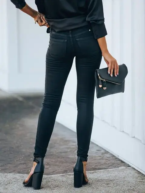 2021 New Women's Fashion Casual Daily All-match Retro Skinny Stretch Black Classic Trend Out of Date Jeans KZ007
2021 New Women's Fashion Casual Daily All-match Retro Skinny Stretch Black Classic Trend Out of Date Jeans KZ007