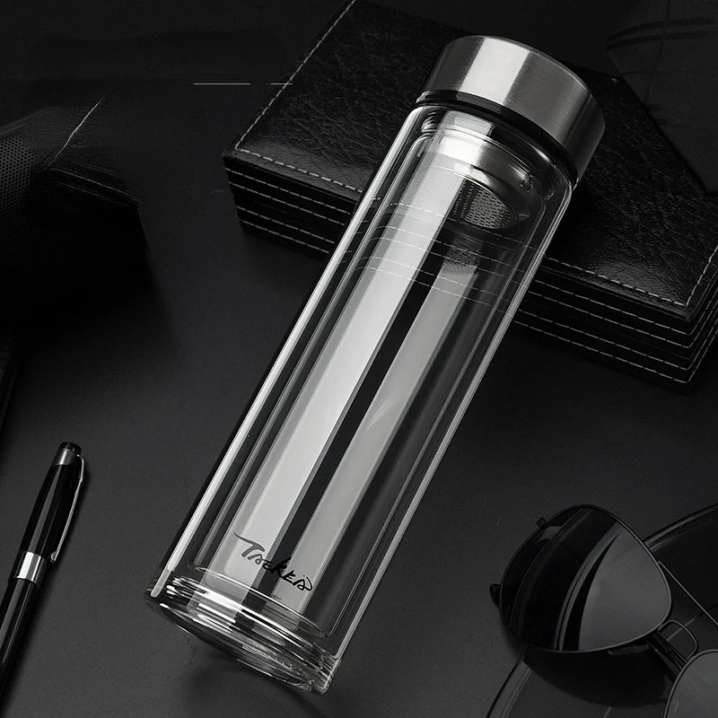 Double Wall Glass Bottle Tea Cup Glass Transparent With Lid Glass Cup Large Capacity Tasse En Verre Home Supplies WT5BLB
Double Wall Glass Bottle Tea Cup Glass Transparent With Lid Glass Cup Large Capacity Tasse En Verre Home Supplies WT5BLB
