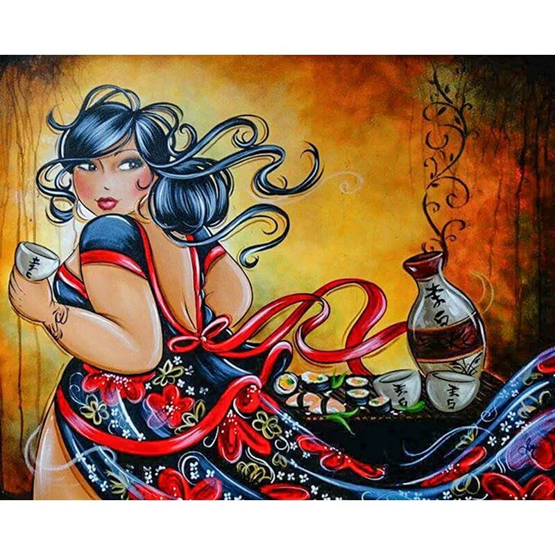 Diamond Painting Kit, 5D DIY Full Diamond Embroidery, Round/square Diamond Mosaic, Painted Fat Woman Wine Cross Stitch Stickers
Diamond Painting Kit, 5D DIY Full Diamond Embroidery, Round/square Diamond Mosaic, Painted Fat Woman Wine Cross Stitch Stickers